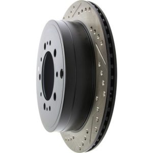 Stop Tech Brake Rotor, Sportstop ® Drilled and Slotted, One Piece Design, Wheel Bolt Pattern 5 X 150 Millimeter – 127.44157R