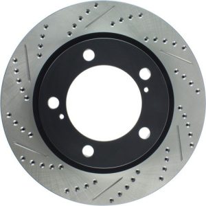 Stop Tech Brake Rotor, Sportstop ® Drilled and Slotted, One Piece Design, Wheel Bolt Pattern 5 X 150 Millimeter – 127.44162R