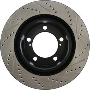 Stop Tech Brake Rotor, Sportstop ® Drilled and Slotted, One Piece Design, Wheel Bolt Pattern 5 X 150 Millimeter – 127.44162R