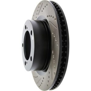 Stop Tech Brake Rotor, Sportstop ® Drilled and Slotted, One Piece Design, Wheel Bolt Pattern 5 X 150 Millimeter – 127.44162R