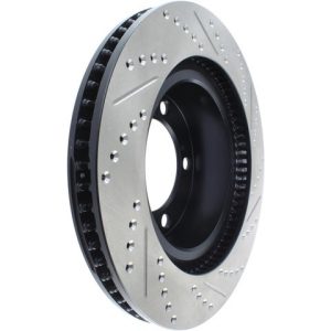 Stop Tech Brake Rotor, Sportstop ® Drilled and Slotted, One Piece Design, Wheel Bolt Pattern 5 X 150 Millimeter – 127.44162R