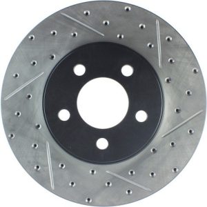 Stop Tech Brake Rotor, Sportstop ® Drilled and Slotted, One Piece Design, Wheel Bolt Pattern 5 X 114.3 Millimeter – 127.61072L