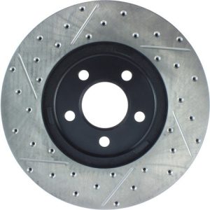 Stop Tech Brake Rotor, Sportstop ® Drilled and Slotted, One Piece Design, Wheel Bolt Pattern 5 X 114.3 Millimeter – 127.61072L