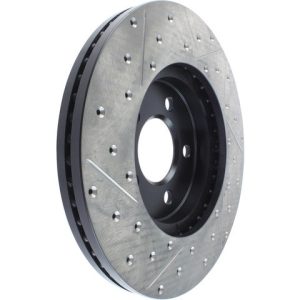 Stop Tech Brake Rotor, Sportstop ® Drilled and Slotted, One Piece Design, Wheel Bolt Pattern 5 X 114.3 Millimeter – 127.61072L