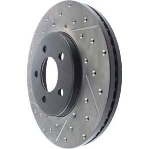 Stop Tech Brake Rotor, Sportstop ® Drilled and Slotted, One Piece Design, Wheel Bolt Pattern 5 X 114.3 Millimeter – 127.61072R