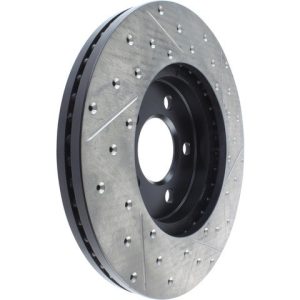 Stop Tech Brake Rotor, Sportstop ® Drilled and Slotted, One Piece Design, Wheel Bolt Pattern 5 X 114.3 Millimeter – 127.61072R