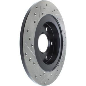 Stop Tech Brake Rotor, Sportstop ® Cryo-Treated Drilled and Slotted, One Piece Design, Wheel Bolt Pattern 5 X 118 Millimeter – 127.62064CL