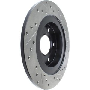 Stop Tech Brake Rotor, Sportstop ® Cryo-Treated Drilled and Slotted, One Piece Design, Wheel Bolt Pattern 5 X 118 Millimeter – 127.62064CR