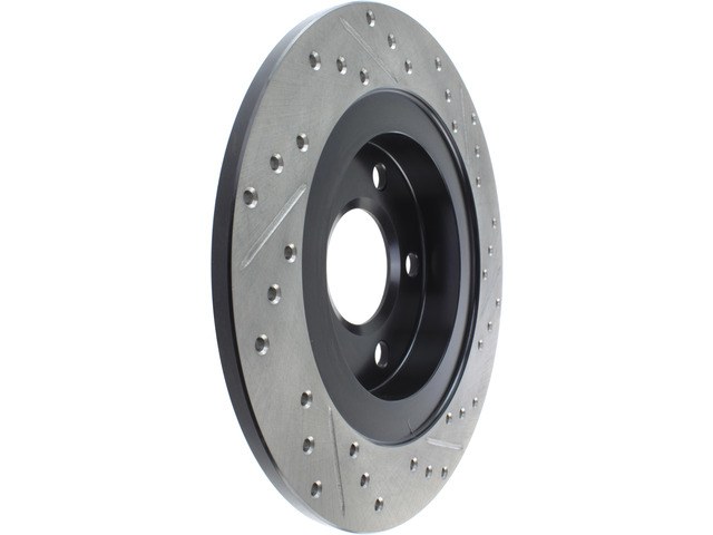 Stop Tech Brake Rotor, Sportstop ® Cryo-Treated Drilled and Slotted, One Piece Design, Wheel Bolt Pattern 5 X 118 Millimeter – 127.62064CR