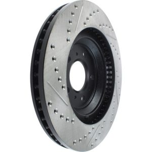 Stop Tech Brake Rotor, Sportstop ® Drilled and Slotted, One Piece Design, Wheel Bolt Pattern 5 X 115 Millimeter – 127.62099L
