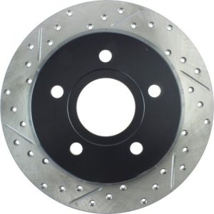 Stop Tech Brake Rotor, Sportstop ® Drilled and Slotted, One Piece Design, Wheel Bolt Pattern 5 X 127 Millimeter – 127.67043R