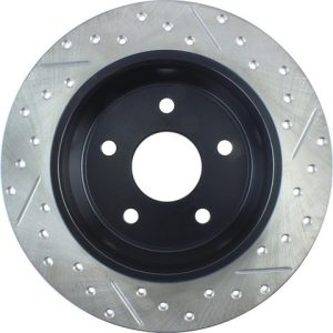 Stop Tech Brake Rotor, Sportstop ® Drilled and Slotted, One Piece Design, Wheel Bolt Pattern 5 X 127 Millimeter – 127.67043R