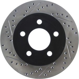 Stop Tech Brake Rotor, Sportstop ® Drilled and Slotted, One Piece Design, Wheel Bolt Pattern 5 X 114.3 Millimeter – 127.67045R