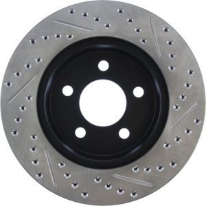Stop Tech Brake Rotor, Sportstop ® Drilled and Slotted, One Piece Design, Wheel Bolt Pattern 5 X 114.3 Millimeter – 127.67045R