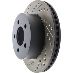 Stop Tech Brake Rotor, Sportstop ® Drilled and Slotted, One Piece Design, Wheel Bolt Pattern 5 X 114.3 Millimeter – 127.67045R