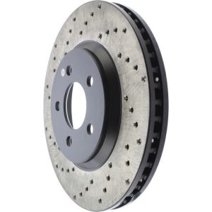 Stop Tech Brake Rotor, Sportstop ® Drilled, Silver E-Coated, Alloy, Single – 128.61086R