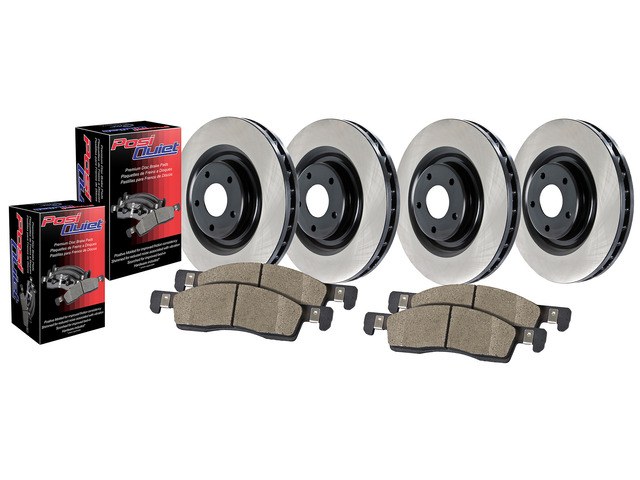 Stop Tech Brake Kit, Preferred Pack, Ceramic Brake Pads, With Rotors and Pads – 906.04004