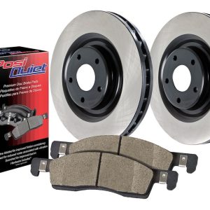 Stop Tech Brake Kit, Preferred Pack, Semi-Metallic, Black E-Coated Rotors, With Rotors and Pads – 909.47002