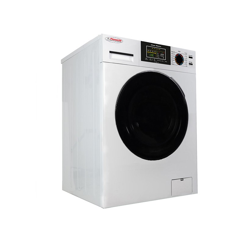 Pinnacle Clothes Washer, Front Load, 36 Inch Width X 26 Height X 27 Inch Depth, White/ 2.2 Cubic Foot Stainless Steel Drum – 21-835 XL