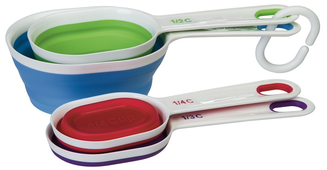 Progress Int Measuring Cup, Thinstore ™, Used to Measure Liquid/Dry Ingredients for Cooking, Collapsible Type – BA-545