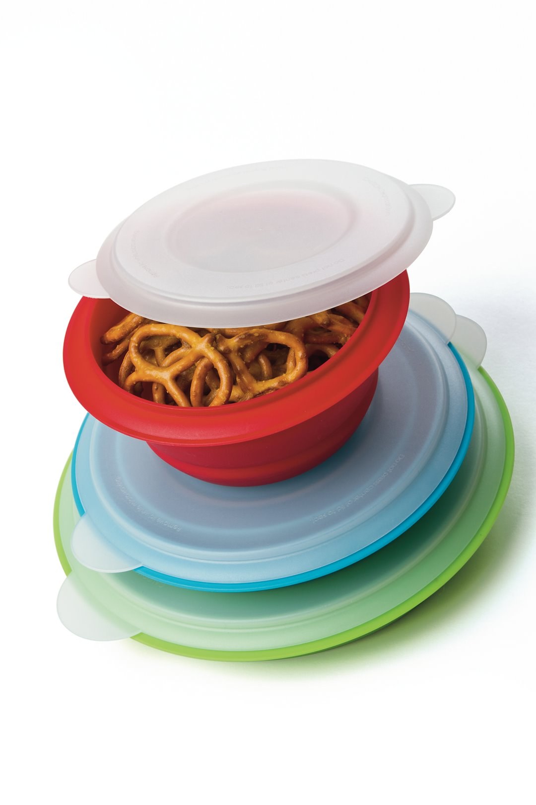 Progress Int Kitchen Bowl, Storage Bowl Set, Blue/ Green/ Red, One 1.5 Cup Capacity/ One 3 Cup Capacity/ One 5 Cup Capacity, Round – CB-20