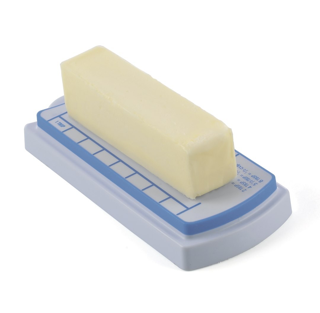 Progress Int Food Storage Container, Prepworks ®, Use to Store Butter, Rectangular, Plastic, White with Clear Lid, Dishwasher Safe – GBD-1