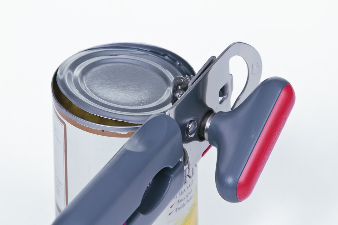 Progress Int Can Opener, Manual, Used to Open Can/ Pull-Tabs/ Metal and Plastic Bottle Caps, Hand Held, Dishwasher Safe – GT-2986