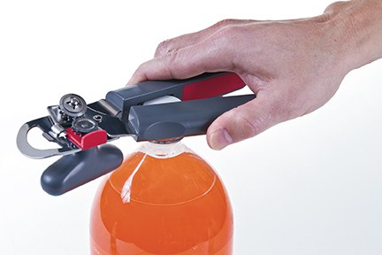 Progress Int Can Opener, Manual, Used to Open Can/ Pull-Tabs/ Metal and Plastic Bottle Caps, Hand Held, Dishwasher Safe – GT-2986