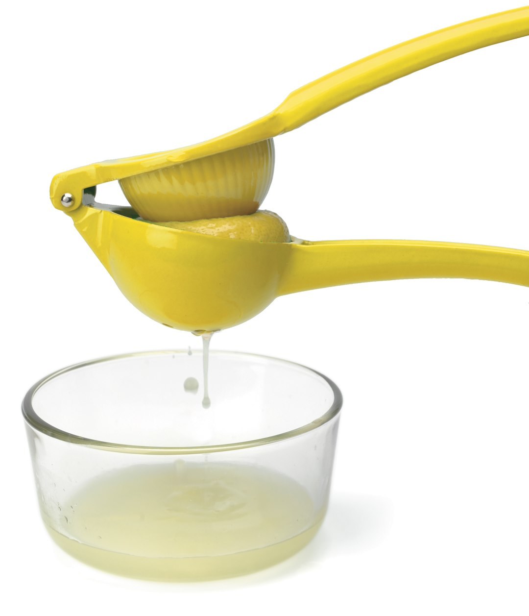 Progress Int Citrus Juicer, Prepworks ®, Used for Squeezing Lemon/ Lime, Manual Press, Dishwasher Safe, Die-Cast Aluminum, Yellow – GT-3949