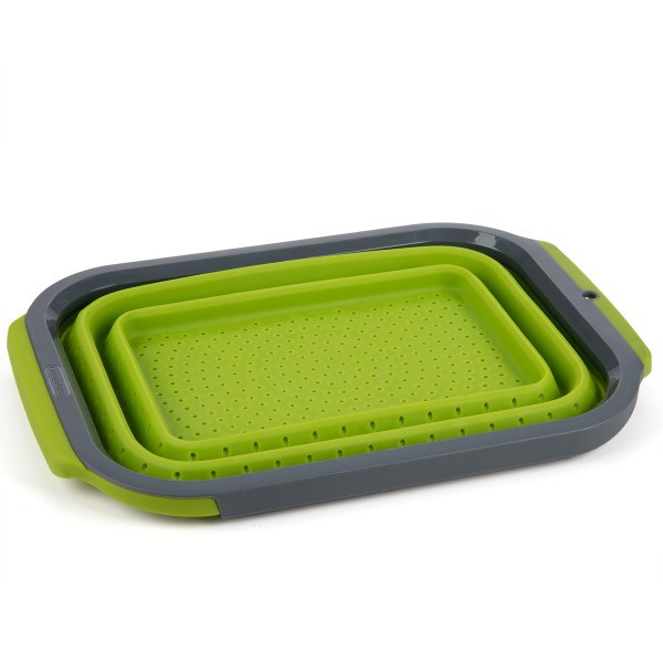 Progress Int Kitchen Strainer, Prep ® Solutions, Collapsible Over the Sink Type, Collapses to 1 Inch Thickness, 6 Quart Capacity – PS-3509