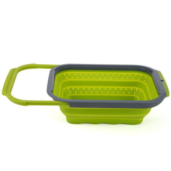 Progress Int Kitchen Strainer, Prep ® Solutions, Collapsible Over the Sink Type, Collapses to 1 Inch Thickness, 6 Quart Capacity – PS-3509