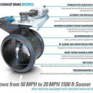 Pacbrake Exhaust Brake, Prxb – C40105