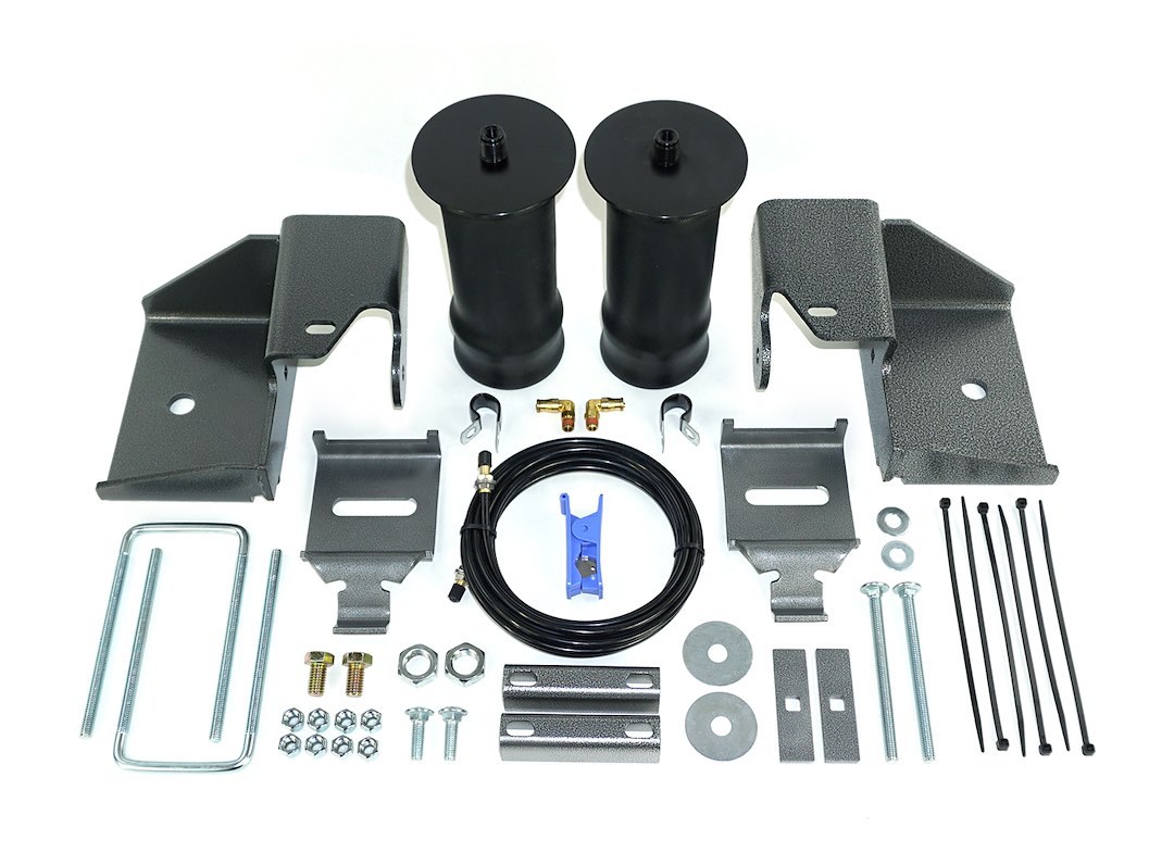 Pacbrake Helper Spring Kit, Alpha Sd™, Sleeve Air Spring, Frame Mount, Up to 1800 Pound Load Capacity, Air Adjustable from 10 to 100 PSI – HP10144