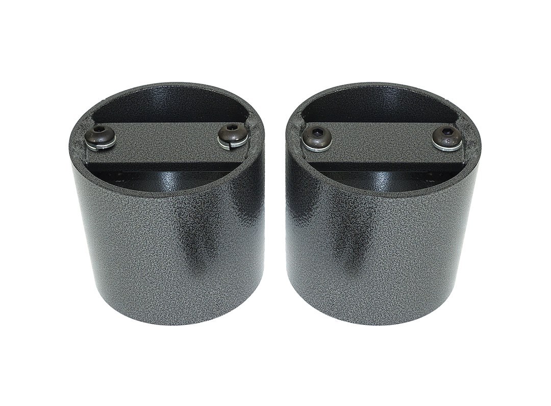 Pacbrake Helper Spring Spacer, Alpha Hd™, With 4 Inch Suspension Lift, Mounts to Lower Air Spring Bracket, Carbon Steel, Sleek Black – HP10154