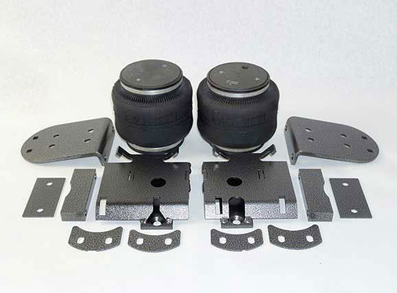Pacbrake Helper Spring Kit, Alpha Hd™, Air Spring, Frame Mount, Up to 5000 Pound Load Capacity, Air Adjustable from 5 to 100 PSI, Rubber – HP10337
