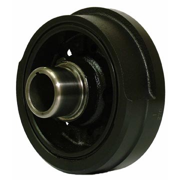 Pwrbnd/Dayco Harmonic Balancer, Street Performance, 6.44 Inch Overall Outside Diameter/ 1.88 Inch Nose Outside Diameter, External, Iron – PB1070ST