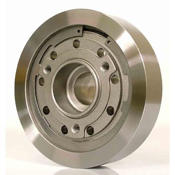 Pwrbnd/Dayco Harmonic Balancer, Race Performance, 6.50 Inch Overall Outside Diameter/ 1.88 Inch Nose Outside Diameter, External, Steel – PB1203SS
