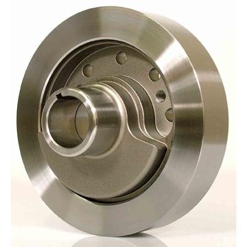 Pwrbnd/Dayco Harmonic Balancer, Race Performance, 6.50 Inch Overall Outside Diameter/ 1.88 Inch Nose Outside Diameter, External, Steel – PB1203SS