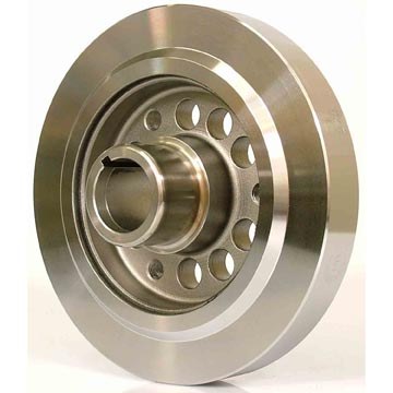 Pwrbnd/Dayco Harmonic Balancer, Race Performance, 6.75 Inch Overall Outside Diameter/ 1.76 Inch Nose Outside Diameter, Neutral, Steel – PB2221SS
