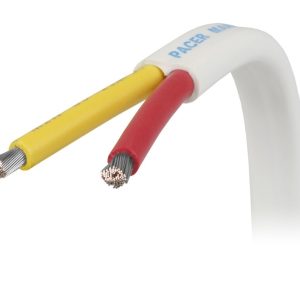 Pacer Duplex Wire, Stranded Conductor, 10/2 Awg, Flat Encasement, 600 Volts, 100 Foot Roll, Red/ Black – W10/2DC-100