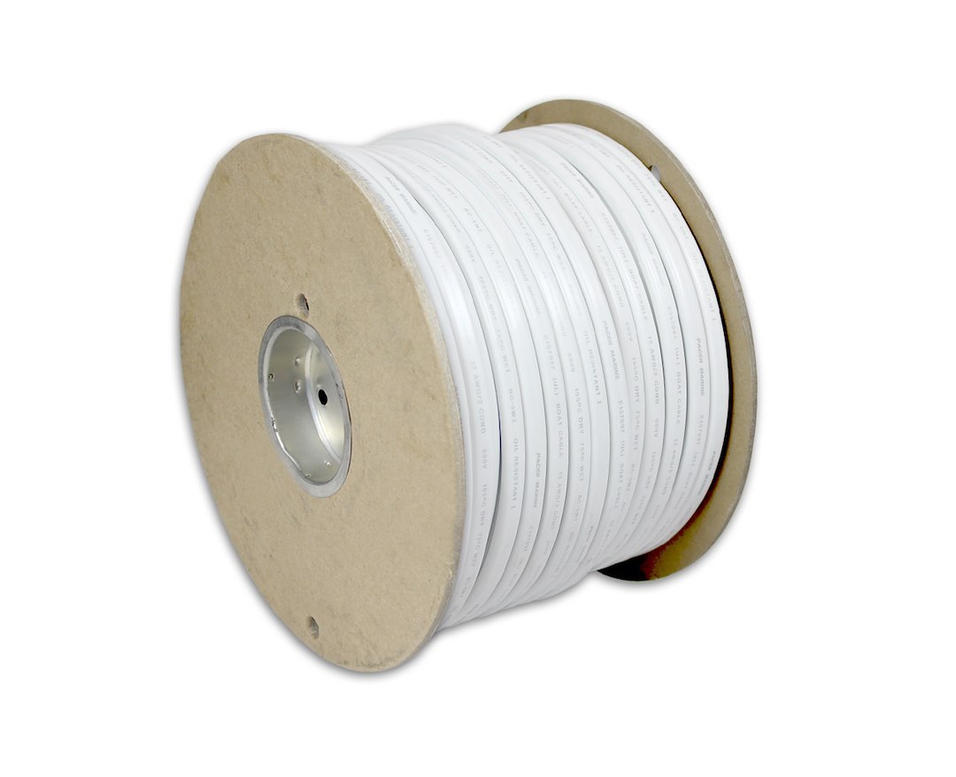 Pacer Duplex Wire, Stranded Conductor, 10/2 Awg, Flat Encasement, 600 Volts, 250 Foot Roll, Red/ Black – W10/2DC-250