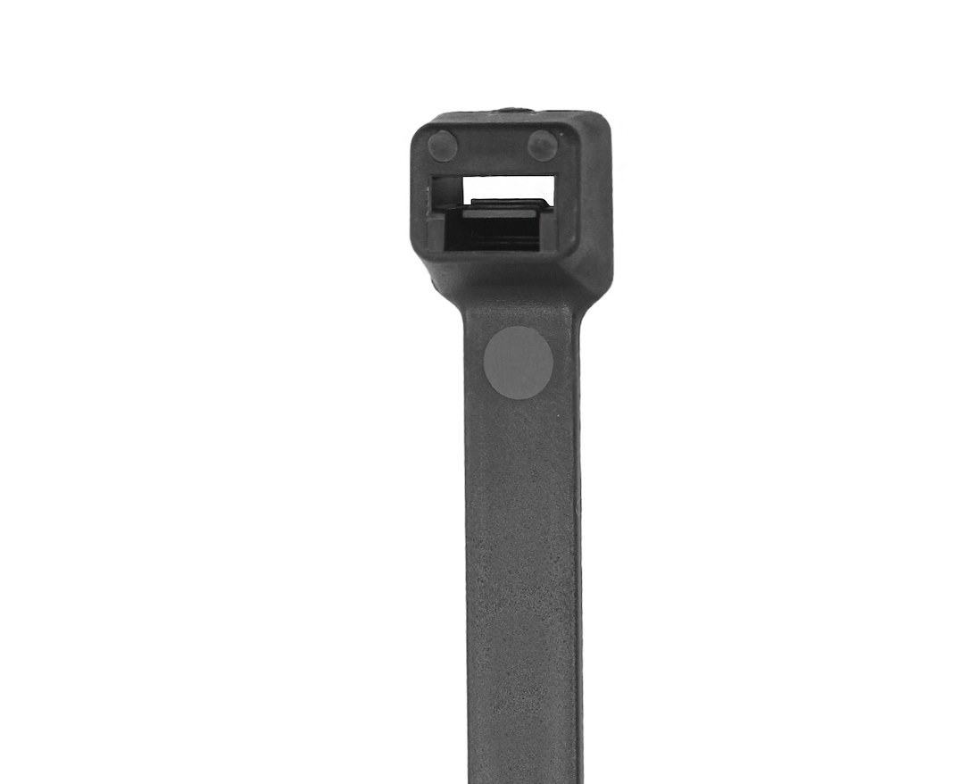 Pacer Wire Tie, 4 Inch, Bag of 100, Black, 18 Pounds Tensile Strength, 1 Inch Diameter Bundle, UV Resistant – CT1M-100BK