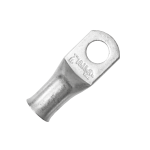 Pacer Battery Cable Eyelet, 3/8 Inch Eyelet Opening, For 1/0 Awg Wire, Tin Plated Copper, Ul/ Csa Certified, Rohs Compliant, Set of 2 – TAE1/0-38R-2
