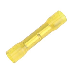 Pacer Wire Terminal End, Butt Connector, 12-10 Gauge Wire, Tinned Copper Connector/ Heat Shrink Insulation, Ul/ Csa Certified – TBSE10-100