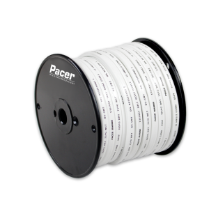 Pacer Duplex Wire, Stranded Conductor, 18/2 Awg, Flat Encasement, 600 Volts, 100 Foot Roll, Red/ Yellow – W18/2RYW-100