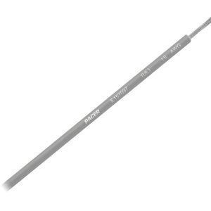 Pacer Primary Wire, Stranded Conductor, 18 Gauge, 600 Volts, Grey, 100 Foot Roll, Tinned Copper Conductor/ PVC Insulation – WUL18GY-100