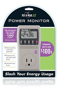 P3 Internatn Power Monitor, Kill a Watt ® Ez, Lcd Display, 115 Volt AC Operating Voltage/ 125 Volt AC Maximum Voltage – P4460