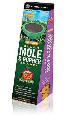 P3 Internatn Pest Repellent, Sol-Mate ®, Use to Repel Moles/ Gophers/ Voles/ Shrews and Other Destructive Burrowing Rodents – P7912
