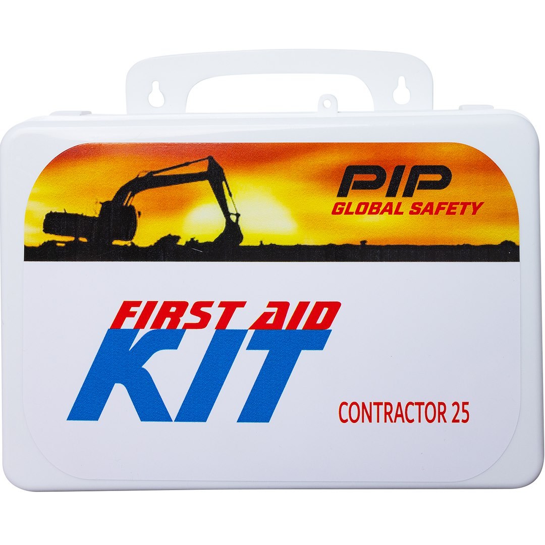 Protective I First Aid Kit, Pip®, Wall Mountable, White Plastic Kit, 131 Piece Kit – 299-13290