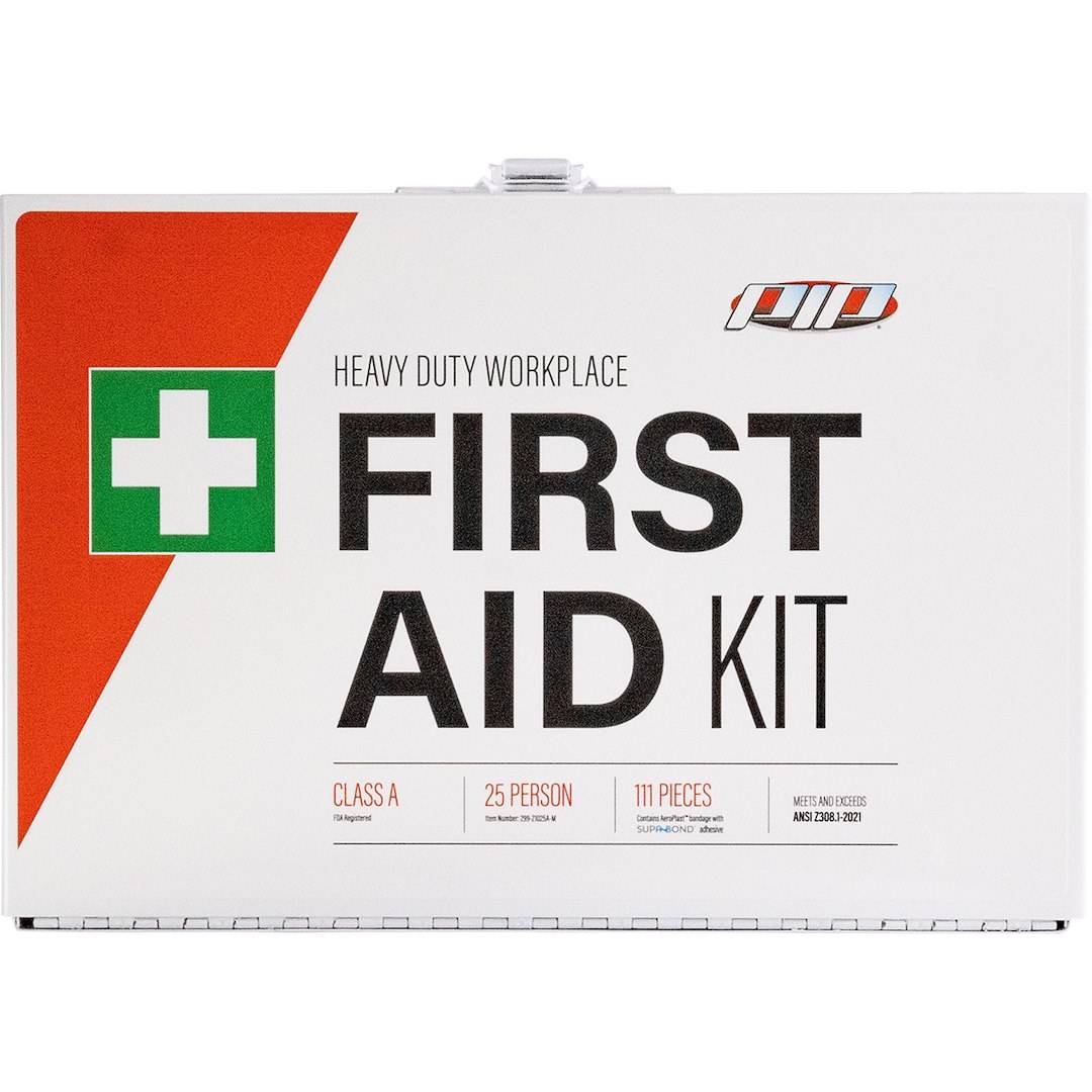 Protective I First Aid Kit, Pip®, Wall Mountable, White Metal Kit, 111 Piece Kit – 299-21025A-M